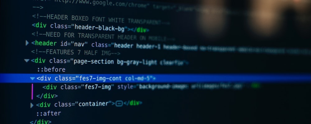 HTML Code on a screen