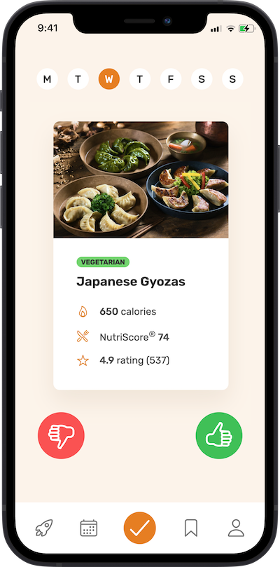 Iphone app reference - Recipe title card